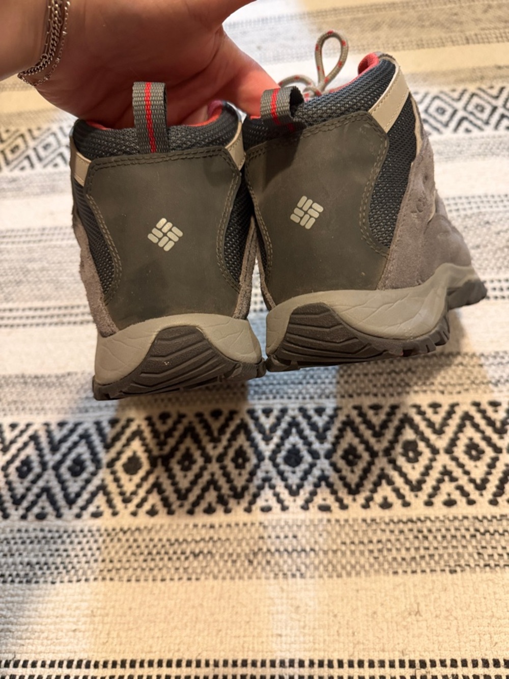 Columbia Gray Hiking Boots with Pink Interior - Picture 13 of 16